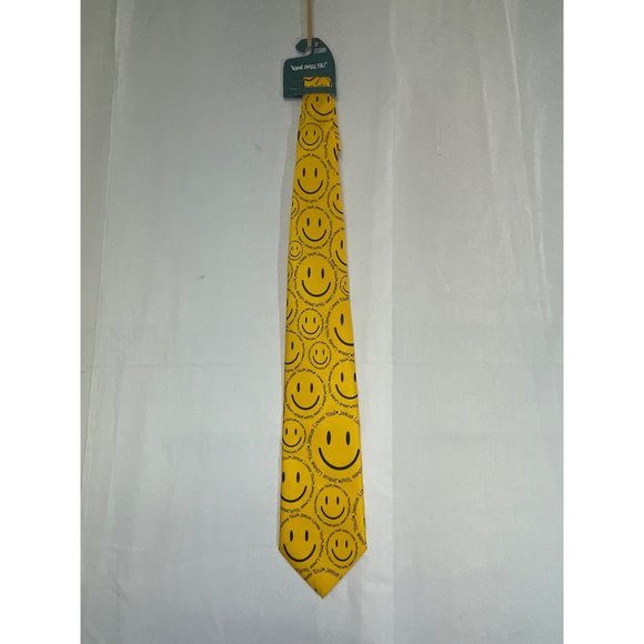 Jesus loves you. Thai walnut ridge polyester tie. NWT Vintage Yellow - Picture 3 of 7